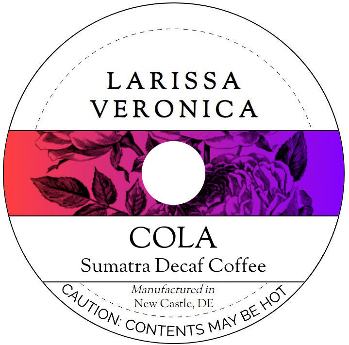 Cola Sumatra Decaf Coffee <BR>(Single Serve K-Cup Pods)