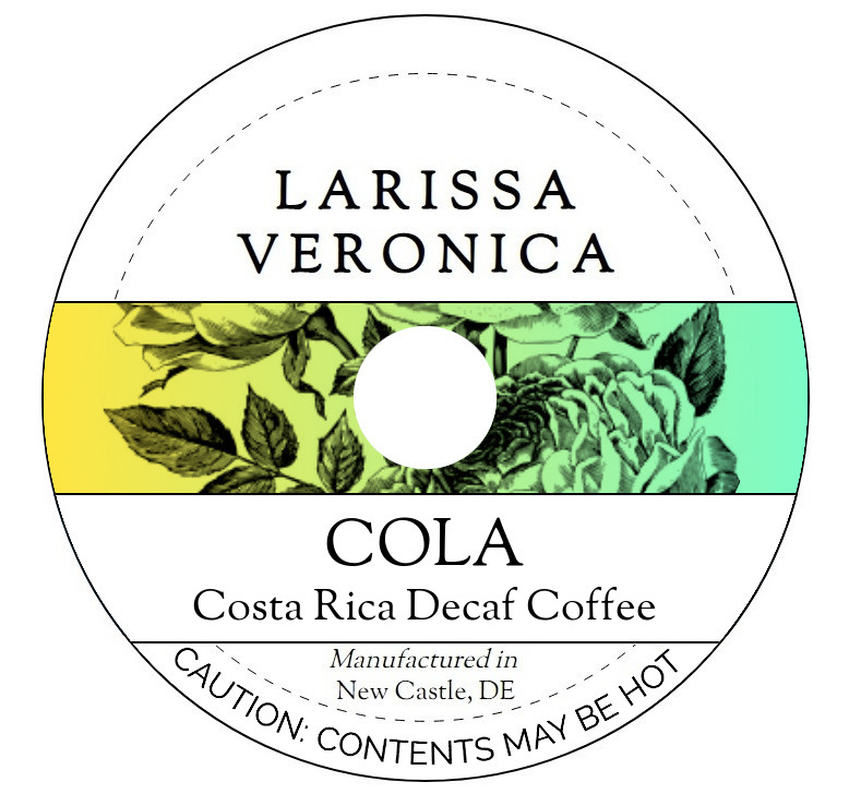 Cola Costa Rica Decaf Coffee <BR>(Single Serve K-Cup Pods)