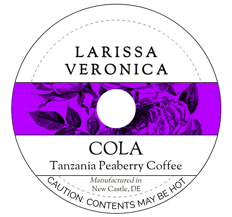 Cola Tanzania Peaberry Coffee <BR>(Single Serve K-Cup Pods)