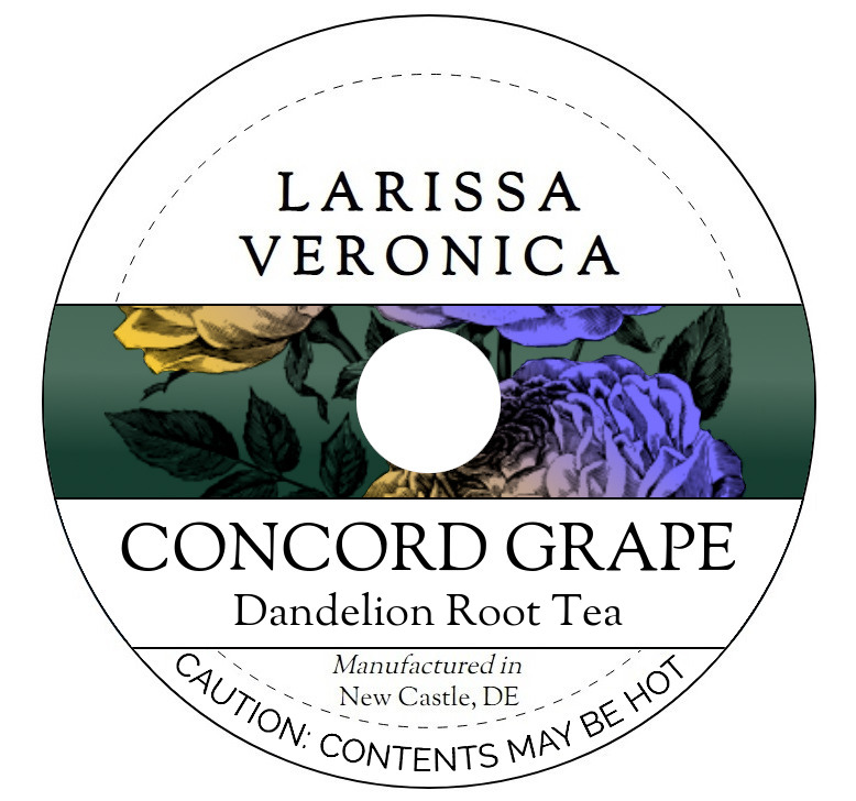Concord Grape Dandelion Root Tea <BR>(Single Serve K-Cup Pods)