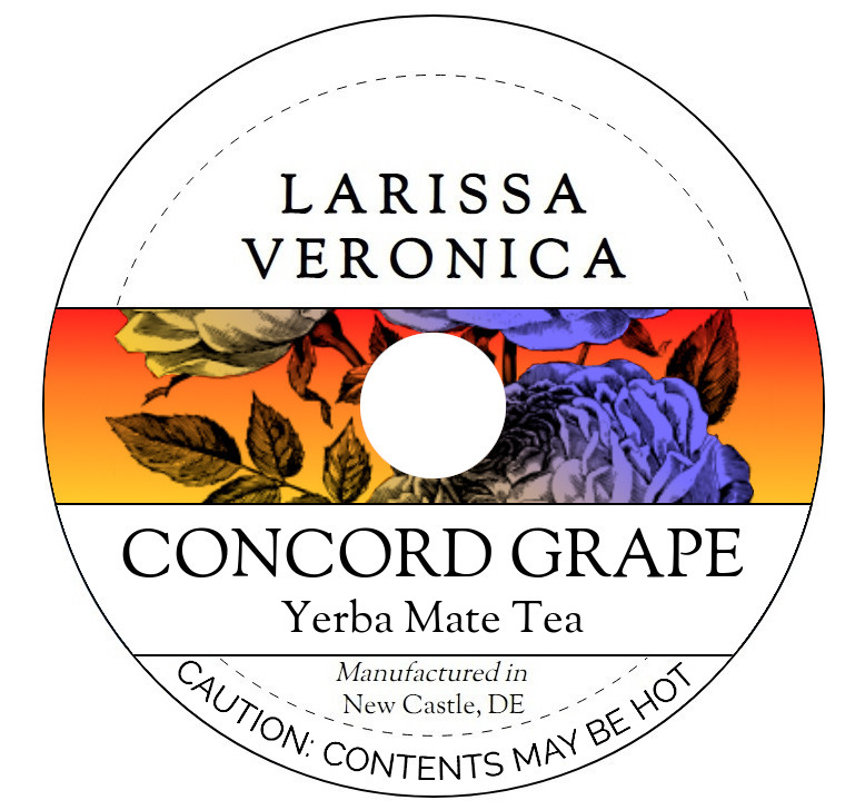 Concord Grape Yerba Mate Tea <BR>(Single Serve K-Cup Pods)