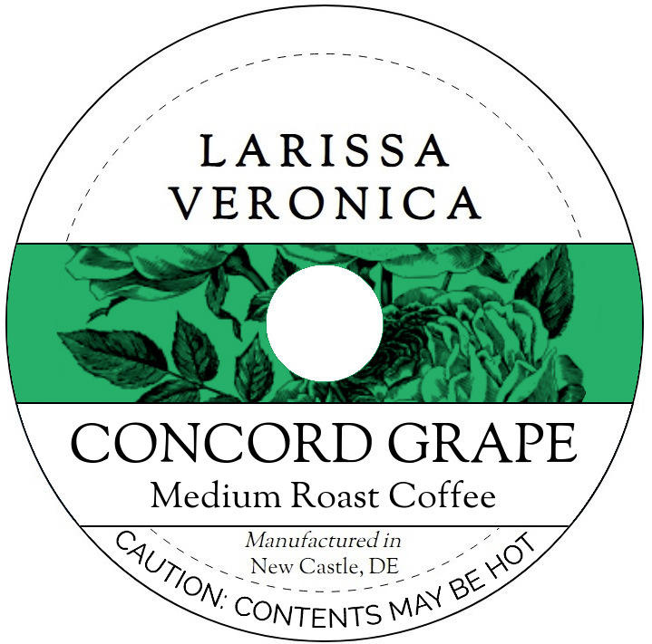 Concord Grape Medium Roast Coffee <BR>(Single Serve K-Cup Pods)