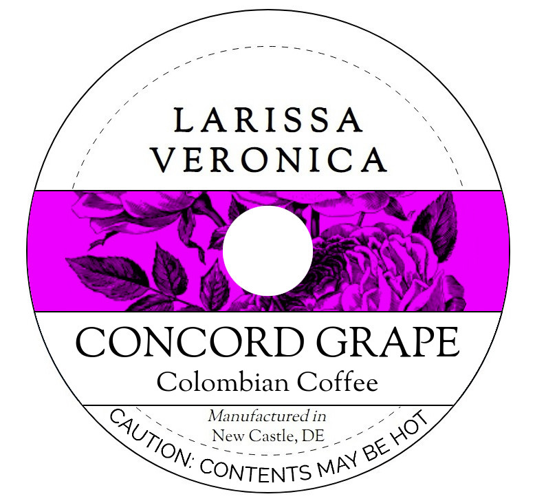 Concord Grape Colombian Coffee <BR>(Single Serve K-Cup Pods)