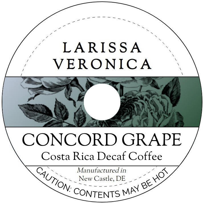 Concord Grape Costa Rica Decaf Coffee <BR>(Single Serve K-Cup Pods)