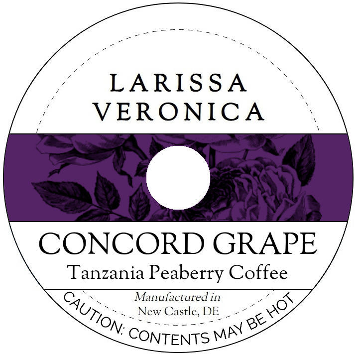 Concord Grape Tanzania Peaberry Coffee <BR>(Single Serve K-Cup Pods)