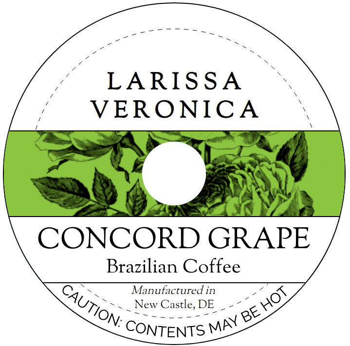 Concord Grape Brazilian Coffee <BR>(Single Serve K-Cup Pods)