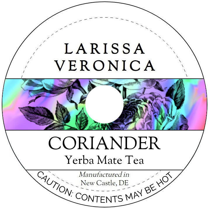 Coriander Yerba Mate Tea <BR>(Single Serve K-Cup Pods)