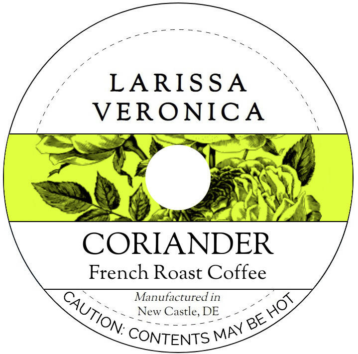 Coriander French Roast Coffee <BR>(Single Serve K-Cup Pods)