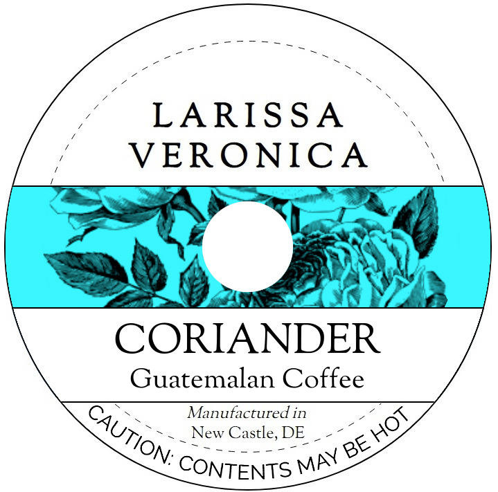 Coriander Guatemalan Coffee <BR>(Single Serve K-Cup Pods)