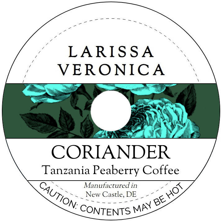 Coriander Tanzania Peaberry Coffee <BR>(Single Serve K-Cup Pods)