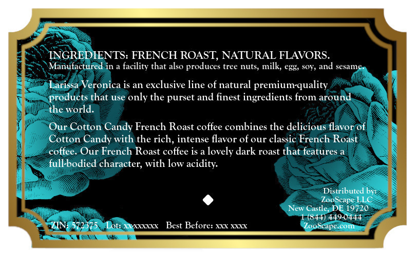 Cotton Candy French Roast Coffee <BR>(Single Serve K-Cup Pods)