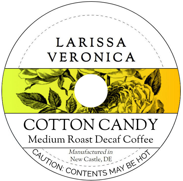 Cotton Candy Medium Roast Decaf Coffee <BR>(Single Serve K-Cup Pods)