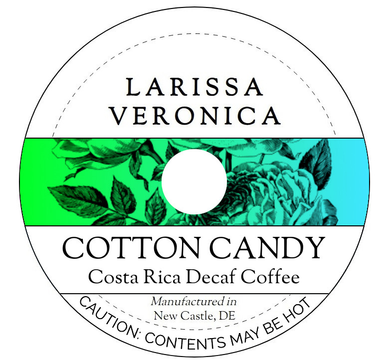 Cotton Candy Costa Rica Decaf Coffee <BR>(Single Serve K-Cup Pods)