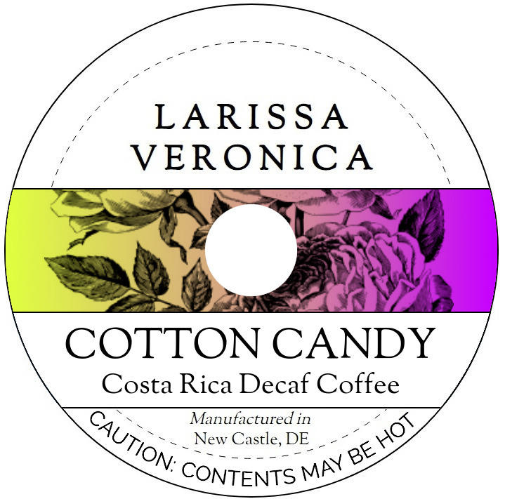 Cotton Candy Costa Rica Decaf Coffee <BR>(Single Serve K-Cup Pods)