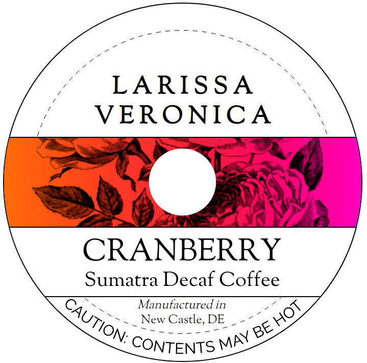 Cranberry Sumatra Decaf Coffee <BR>(Single Serve K-Cup Pods)