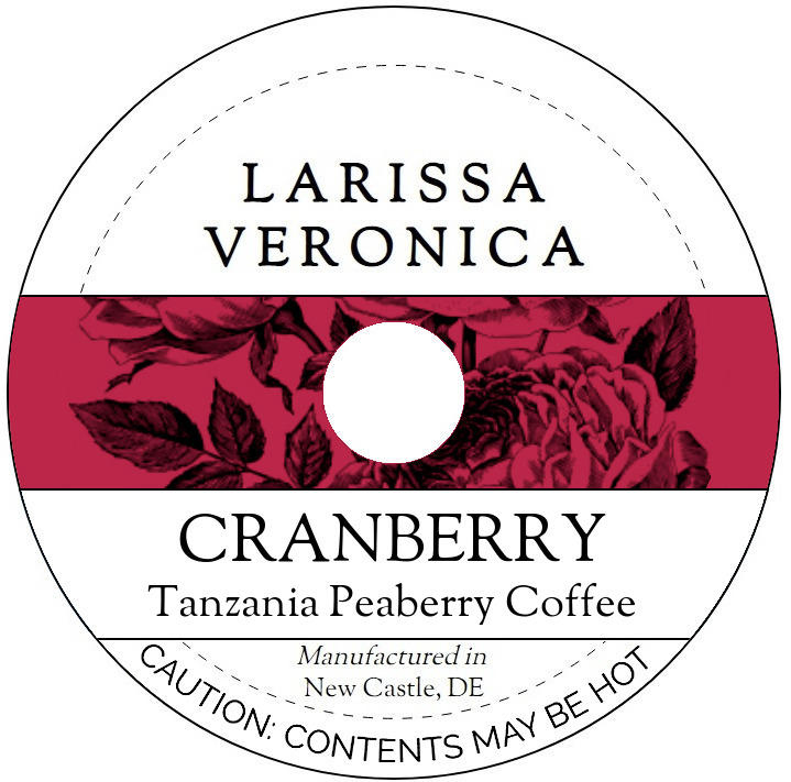 Cranberry Tanzania Peaberry Coffee <BR>(Single Serve K-Cup Pods)