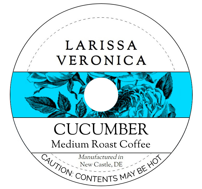 Cucumber Medium Roast Coffee <BR>(Single Serve K-Cup Pods)