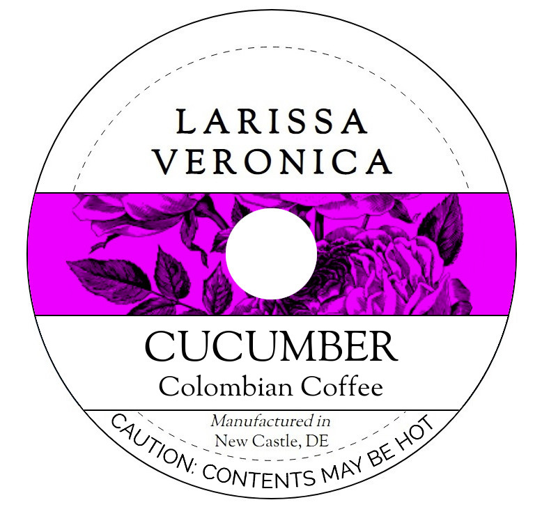 Cucumber Colombian Coffee <BR>(Single Serve K-Cup Pods)