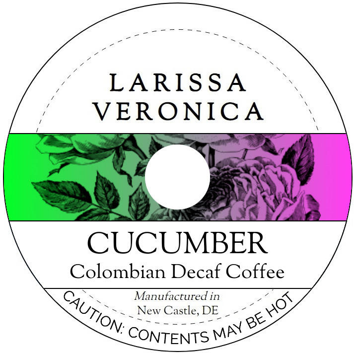 Cucumber Colombian Decaf Coffee <BR>(Single Serve K-Cup Pods)