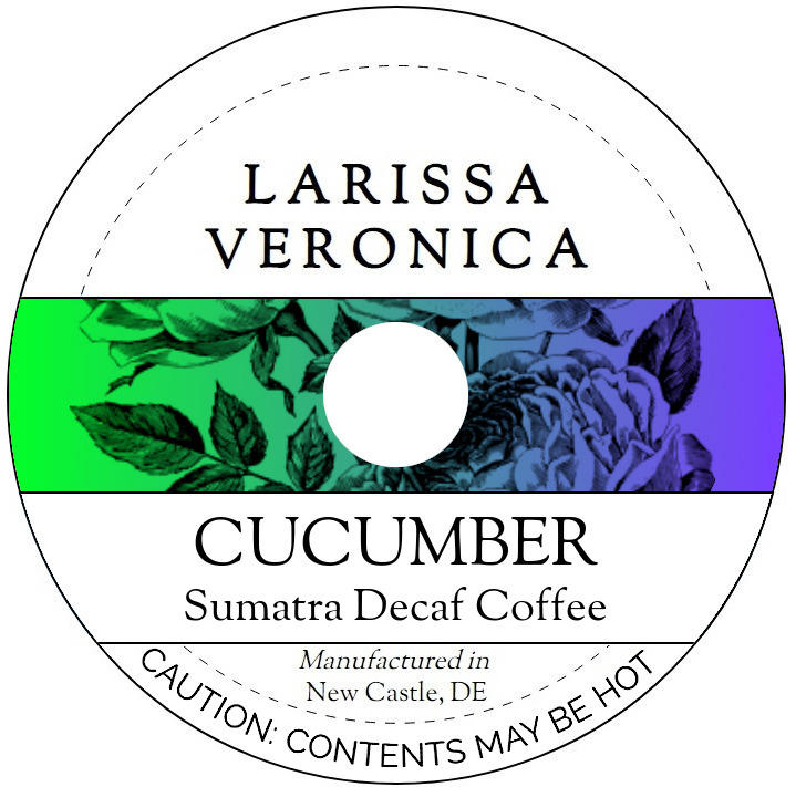 Cucumber Sumatra Decaf Coffee <BR>(Single Serve K-Cup Pods)