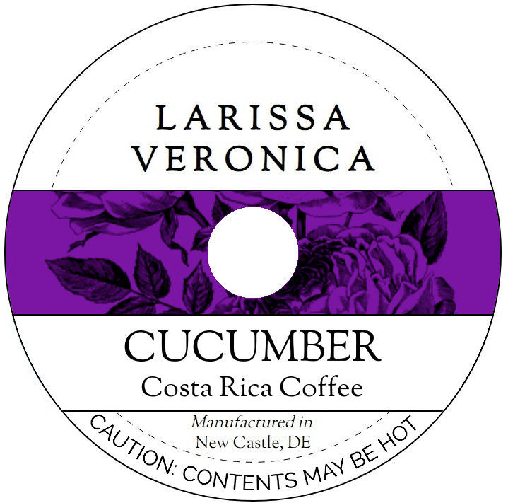 Cucumber Costa Rica Coffee <BR>(Single Serve K-Cup Pods)