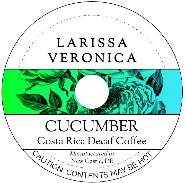 Cucumber Costa Rica Decaf Coffee <BR>(Single Serve K-Cup Pods)