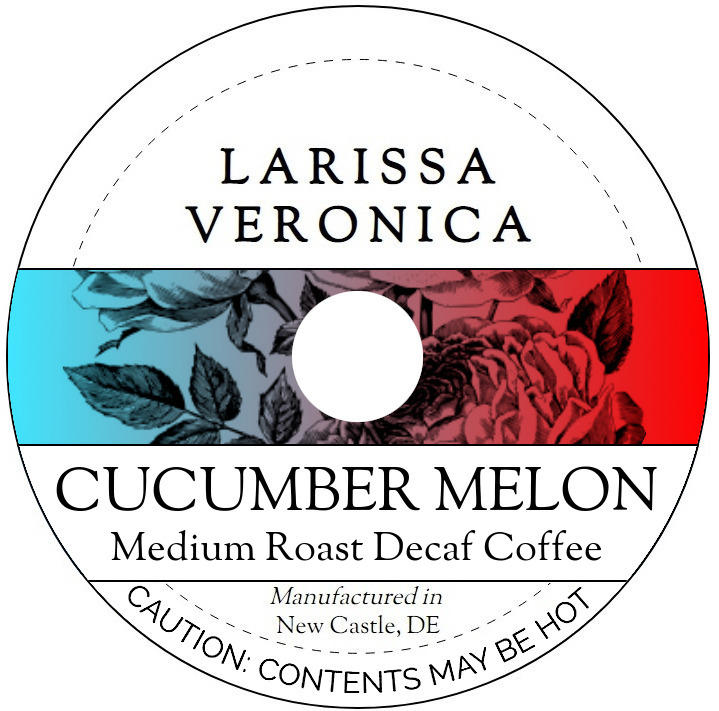 Cucumber Melon Medium Roast Decaf Coffee <BR>(Single Serve K-Cup Pods)