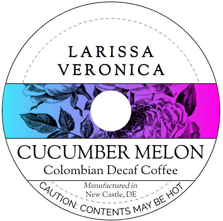 Cucumber Melon Colombian Decaf Coffee <BR>(Single Serve K-Cup Pods)
