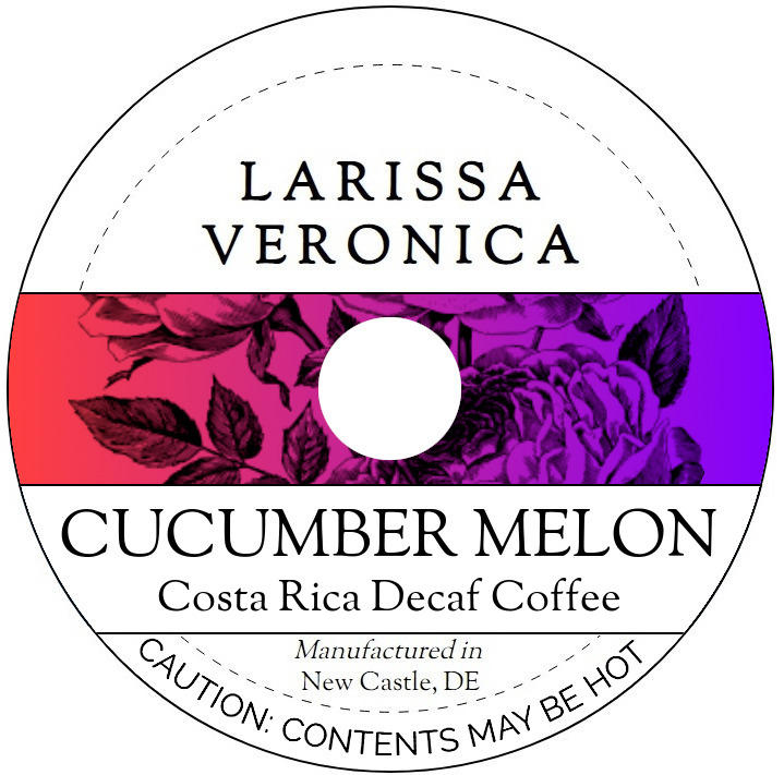 Cucumber Melon Costa Rica Decaf Coffee <BR>(Single Serve K-Cup Pods)