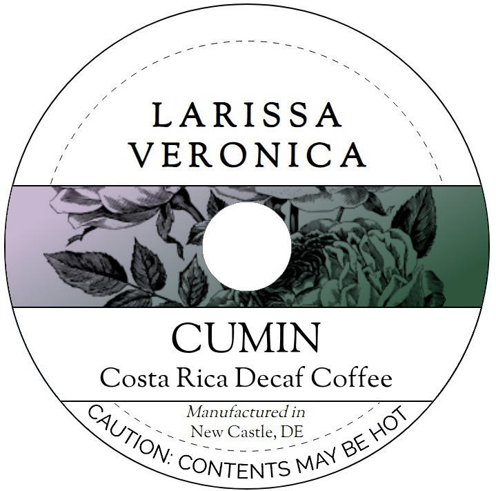 Cumin Costa Rica Decaf Coffee <BR>(Single Serve K-Cup Pods)