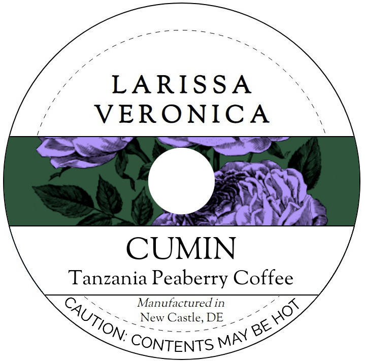 Cumin Tanzania Peaberry Coffee <BR>(Single Serve K-Cup Pods)