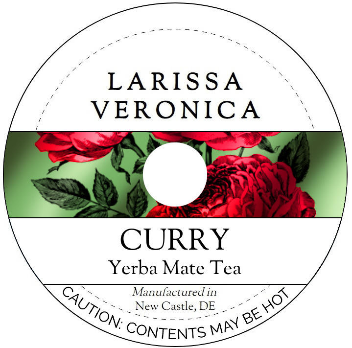 Curry Yerba Mate Tea <BR>(Single Serve K-Cup Pods)