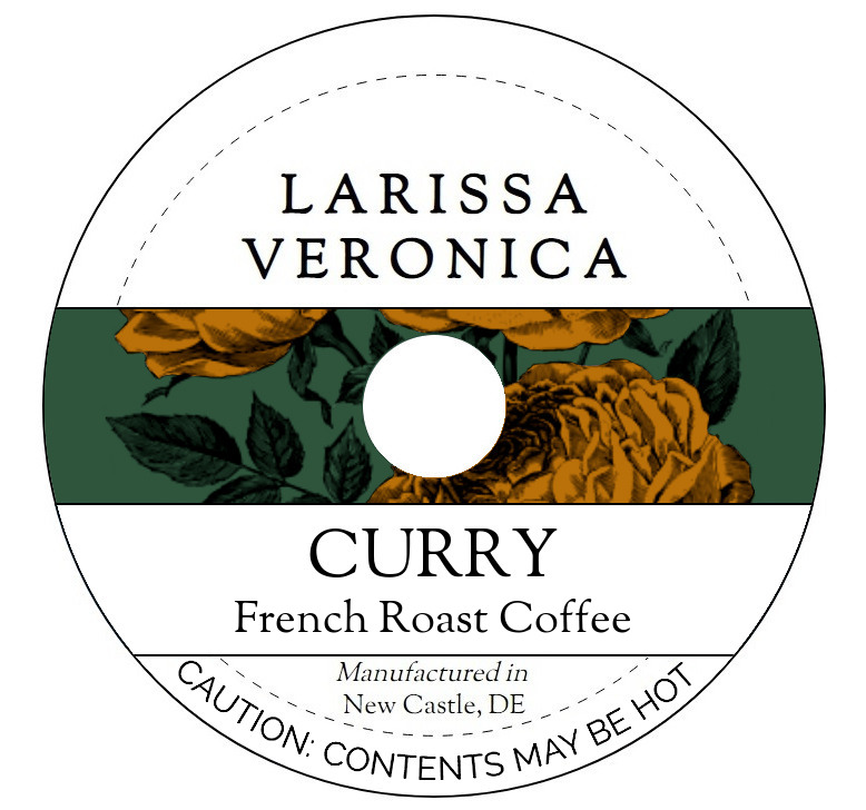 Curry French Roast Coffee <BR>(Single Serve K-Cup Pods)