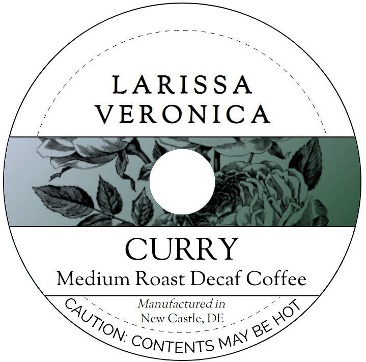 Curry Medium Roast Decaf Coffee <BR>(Single Serve K-Cup Pods)