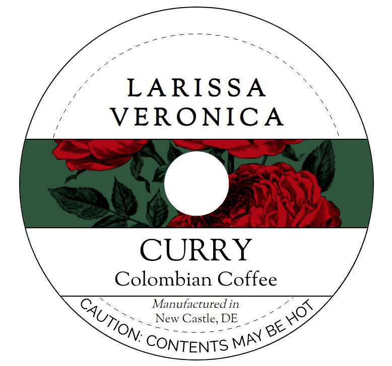 Curry Colombian Coffee <BR>(Single Serve K-Cup Pods)