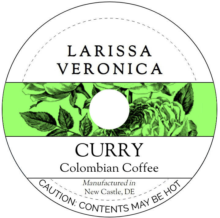 Curry Colombian Coffee <BR>(Single Serve K-Cup Pods)