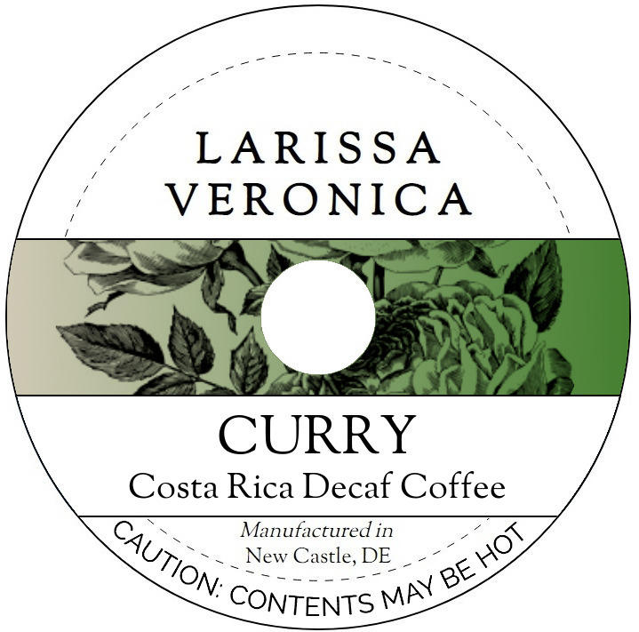 Curry Costa Rica Decaf Coffee <BR>(Single Serve K-Cup Pods)