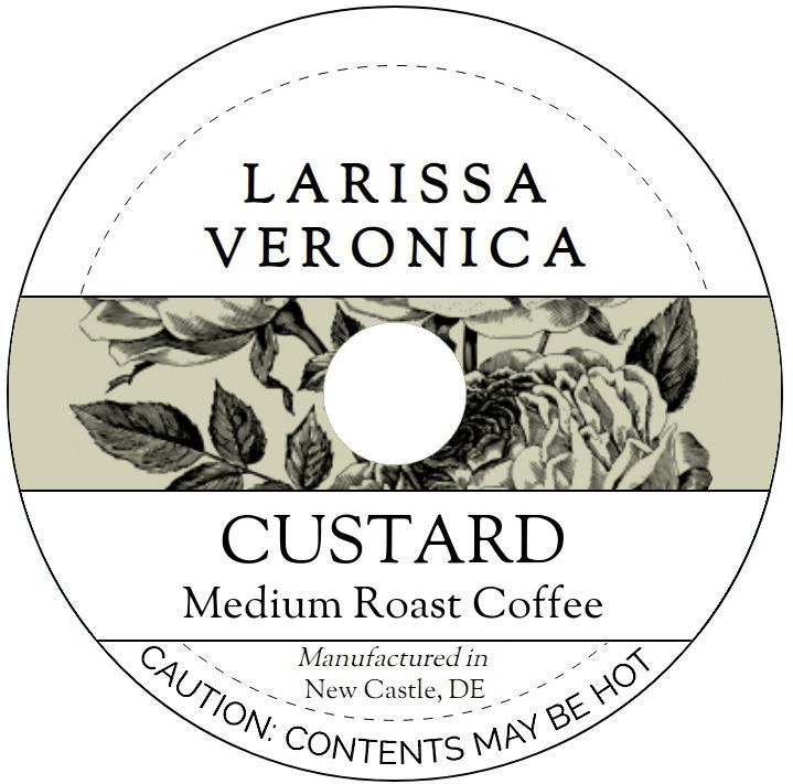 Custard Medium Roast Coffee <BR>(Single Serve K-Cup Pods)