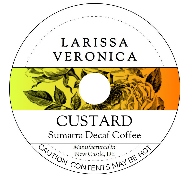 Custard Sumatra Decaf Coffee <BR>(Single Serve K-Cup Pods)