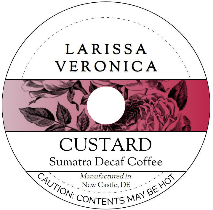 Custard Sumatra Decaf Coffee <BR>(Single Serve K-Cup Pods)