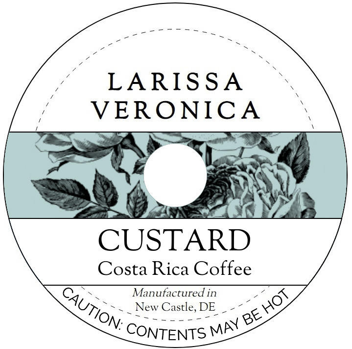 Custard Costa Rica Coffee <BR>(Single Serve K-Cup Pods)
