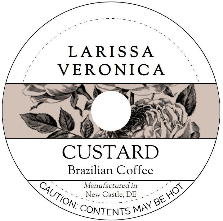 Custard Brazilian Coffee <BR>(Single Serve K-Cup Pods)