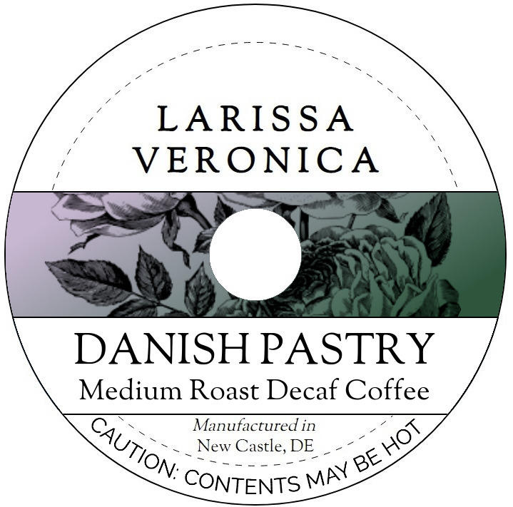 Danish Pastry Medium Roast Decaf Coffee <BR>(Single Serve K-Cup Pods)