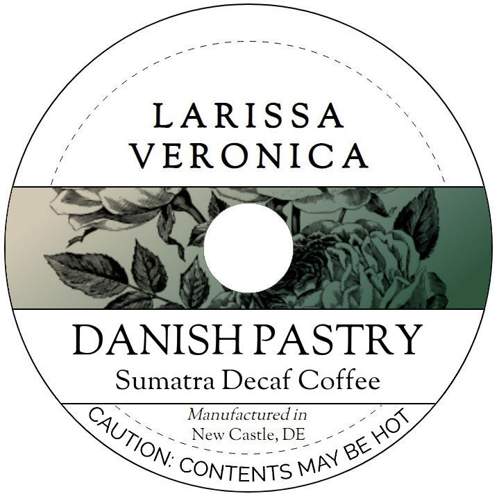 Danish Pastry Sumatra Decaf Coffee <BR>(Single Serve K-Cup Pods)