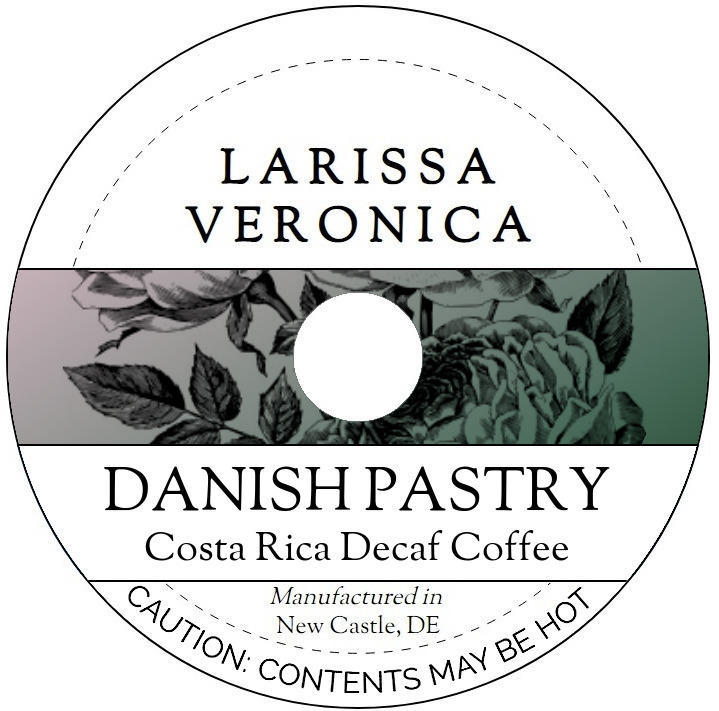 Danish Pastry Costa Rica Decaf Coffee <BR>(Single Serve K-Cup Pods)