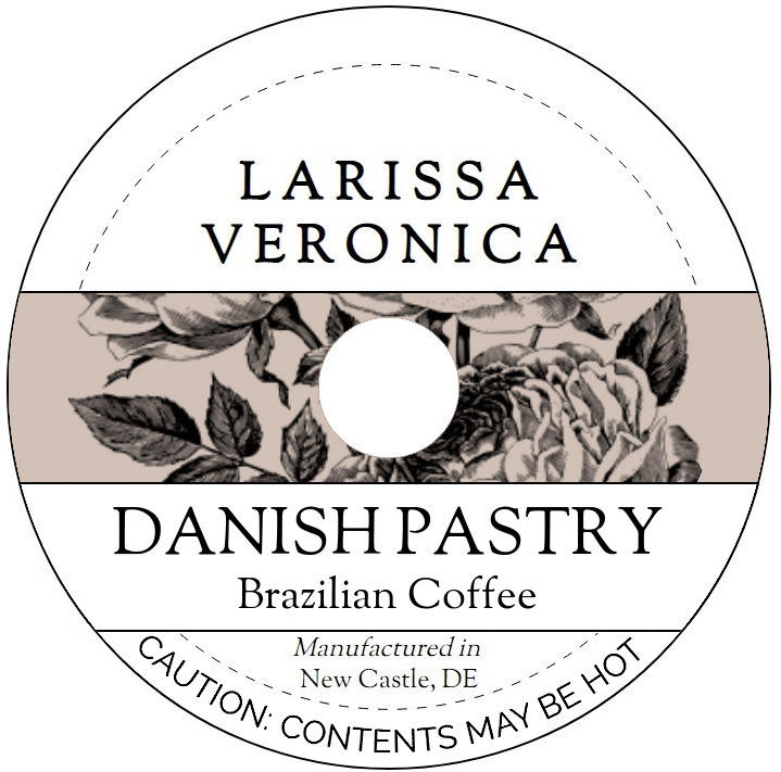 Danish Pastry Brazilian Coffee <BR>(Single Serve K-Cup Pods)