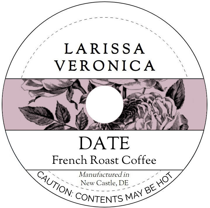 Date French Roast Coffee <BR>(Single Serve K-Cup Pods)