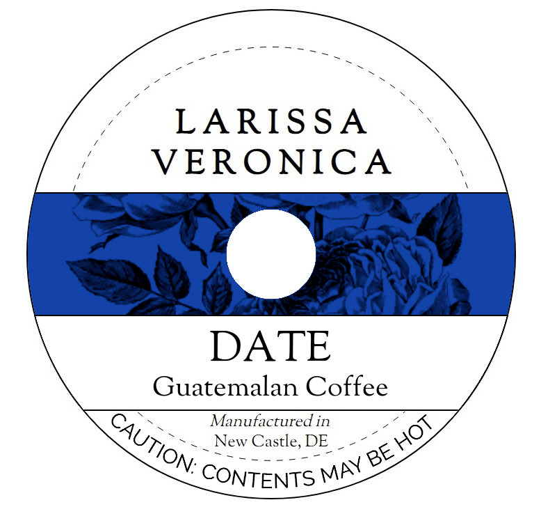 Date Guatemalan Coffee <BR>(Single Serve K-Cup Pods)