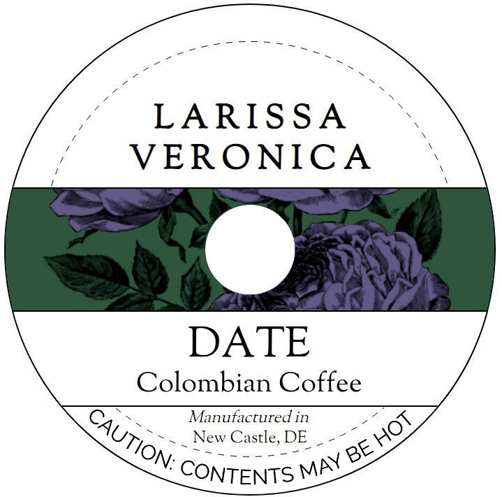 Date Colombian Coffee <BR>(Single Serve K-Cup Pods)