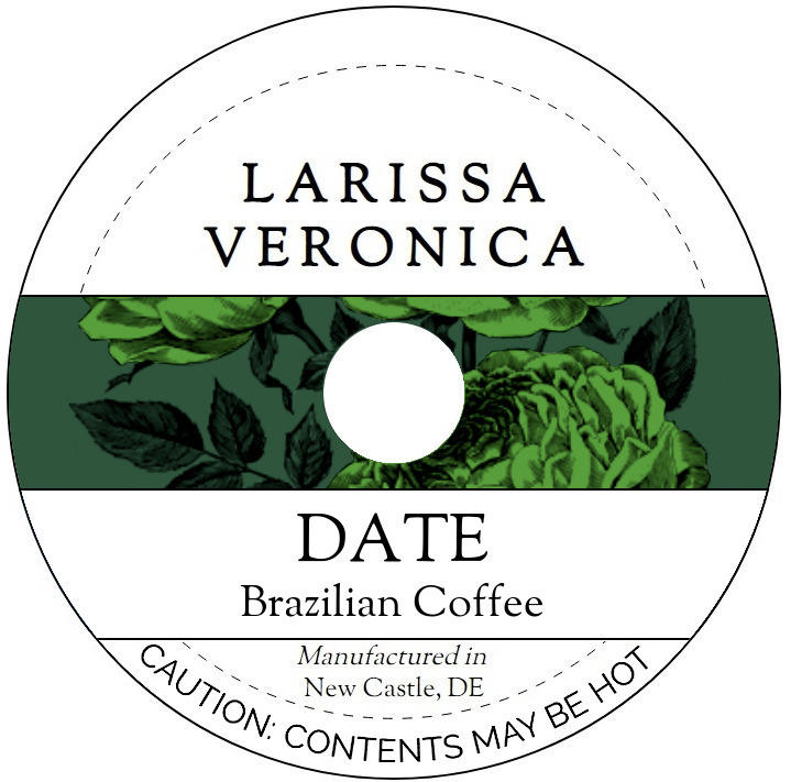 Date Brazilian Coffee <BR>(Single Serve K-Cup Pods)